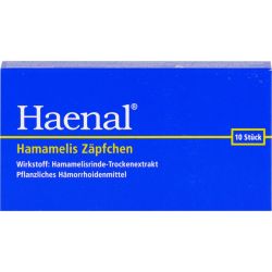 HAENAL Hamamelis Zpfchen 10 St – Артикул 295567 (артикул 295567) Германия