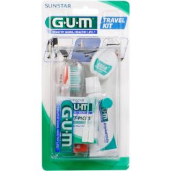 GUM Travel Kit Zahnbrste+Zahnseide+Zahnpasta 1 St – Артикул 1059662 (артикул 1059662) Германия