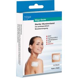 HGA-DERM steriles Pflaster 90x150 mm 10 St – Артикул 2501195 (артикул 2501195) Германия
