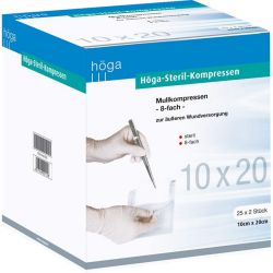 HGA-KOMPRESSEN 10x20 cm steril 8fach 25X2 St – Артикул 4401925 (артикул 4401925) Германия