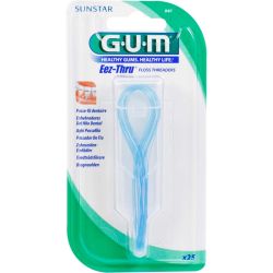 GUM ERZ Thru Floss Threaders Zahnseideneinfden 1 P – Артикул 4550157 (артикул 4550157) Германия
