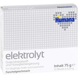 HUMANA Elektrolyt Fenchel Pulver 75 g – Артикул 4910609 (артикул 4910609) Германия