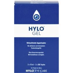 HYLO-GEL Augentropfen 2X10 ml – Артикул 6144964 (артикул 6144964) Германия