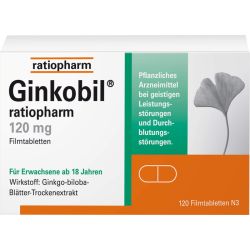 GINKOBIL-ratiopharm 120 mg Filmtabletten 120 St – Артикул 6680881 (артикул 6680881) Германия