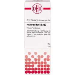 HEPAR SULFURIS C 200 Dilution 20 ml – Артикул 7169601 (артикул 7169601) Германия