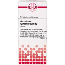 HISTAMINUM hydrochloricum D 6 Tabletten 200 St – Артикул 7169759 (артикул 7169759) Германия