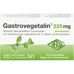 GASTROVEGETALIN 225 mg Weichkapseln 20 St – Артикул 7296699 (артикул 7296699) Германия
