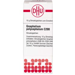 GNAPHALIUM POLYCEPHALUM C 200 Globuli 10 g – Артикул 7595686 (артикул 7595686) Германия