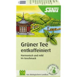 GRNER TEE entkoffeiniert Bio Salus Filterbeutel 15 St – Артикул 9002414 (артикул 9002414) Германия