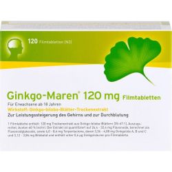 GINKGO-MAREN 120 mg Filmtabletten 120 St – Артикул 9206677 (артикул 9206677) Германия