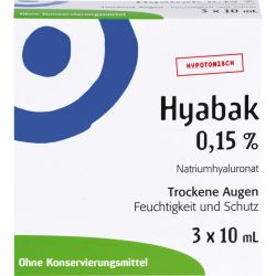 HYABAK Augentropfen 3X10 ml – Артикул 9267302 (артикул 9267302) Германия
