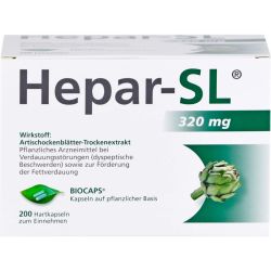 HEPAR-SL 320 mg Hartkapseln 200 St – Артикул 9530455 (артикул 9530455) Германия