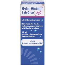 HYLO-VISION SafeDrop Gel Augentropfen 10 ml – Артикул 10642811 (артикул 10642811) Германия