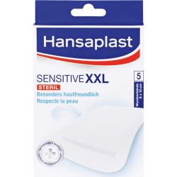 HANSAPLAST Sensitive XXL Pflaster 8x10 cm 5 St – Артикул 11362114 (артикул 11362114) Германия