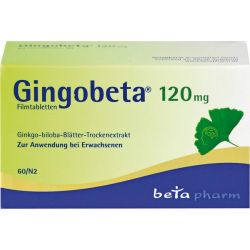 GINGOBETA 120 mg Filmtabletten 60 St – Артикул 12461663 (артикул 12461663) Германия