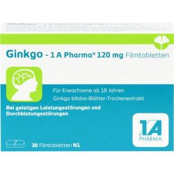 GINKGO-1A Pharma 120 mg Filmtabletten 30 St – Артикул 13856903 (артикул 13856903) Германия