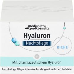 HYALURON NACHTPFLEGE riche Creme im Tiegel 50 ml – Артикул 14175447 (артикул 14175447) Германия