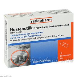 Hustenstiller-ratiopharm Dextromethorphan, 10 ST – Артикул 9230807 (артикул 9230807) Германия